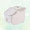 Cabilock Pet Food Storage Container Moisture Bin Snap-tight Lid for Dog and Cat Food Beige Airtight Design view 2