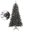 vidaXL Artificial Christmas Tree with Stand Green 82.7" PVC view 3