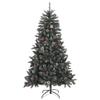 vidaXL , Stylish Christmas Tree, Cone Shape, LED Lights, Eco-Friendly Decor, Perfect for Indoor/Outdoor Fun view 1