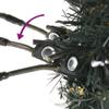 vidaXL , Stylish Christmas Tree, Cone Shape, LED Lights, Eco-Friendly Decor, Perfect for Indoor/Outdoor Fun view 3