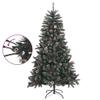 vidaXL , Stylish Christmas Tree, Cone Shape, LED Lights, Eco-Friendly Decor, Perfect for Indoor/Outdoor Fun view 4