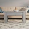 vidaXL Coffee Table Gray Sonoma 39.8"x19.3"x20.5" Engineered Wood view 3