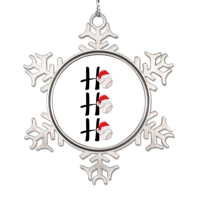 Baseball Christmas Hat Christmas Ornaments 2022 Snowflake Ornaments Monogram Initial Letter Ho Ho Ho Christmas Tree Ornaments Novelty Metal Souvenir Keepsake Gifts for Holiday Wedding Birthday