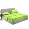 Top Split Head Flex King Sheet Set for Adjustable Beds - Green 4 PC's Split King Bed Sheets - 600 Thread Count 100% Egyptian Cotton Split Sheets - Extra Deep Pocket 14-18" - Split Down 39" from Top view 1