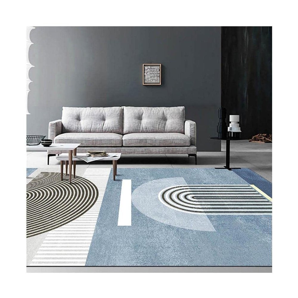VNABO Retro Style Heated Area Rug Carbon Crystal Electric Heated Floor Artistic Heater Electric Mat Adjustable Heated Carpet