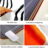 VNABO Retro Style Heated Area Rug Carbon Crystal Electric Heated Floor Artistic Heater Electric Mat Adjustable Heated Carpet view 3