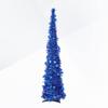 Festive Pet Plastic Christmas Tree 120cm Telescopic Foldable for Holiday Home Decor view 2