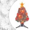 Artificial Christmas Tree with LED White Fiber Optic Artificial Christmas Tree, Easy to Assemble view 1
