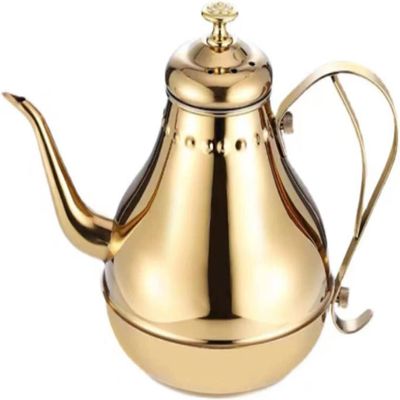 REJOON Percolator Coffee Pot 8L Stainless Steel Coffee Pot Mocha Coffee Latte Coffee Pot (Color : Gold)