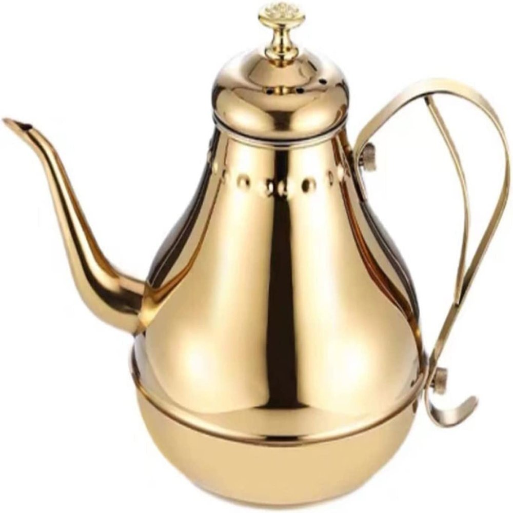 REJOON Percolator Coffee Pot 8L Stainless Steel Coffee Pot Mocha Coffee Latte Coffee Pot (Color : Gold)