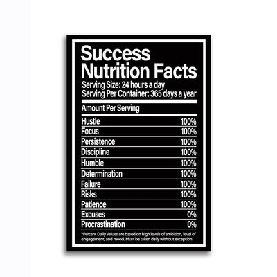 Motivational Inspirational Quotes Business Success Wealth Fitness Education Higher Learning Poster Paper 27x40 inch
