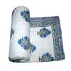 Kantha Jaipuri Razai Kantha Quilt Bedspread Kantha Cotton Filling Hand Block Print Kantha Rajai Home Decor Quilt Throw (Size_108x108 Inch) view 3