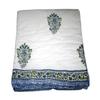Kantha Indian Pure Cotton Filling Quilt Handmade Reversible Rajasthani Jaipuri Razai (Kantha Quilt, Rajai) (Size_108x108 Inch) view 4
