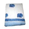 Kantha Quilt Set Soft Cotton Filling Lightweight Coverlet Quilt Pure Cotton Block Floral Print Bedspread Blanket Razai (Size_108x108 Inch) view 4