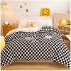 Pealihuy Fluffy Plush Duvet, Super Warm Lamb Quilt Winter Blanket, Double-Sided Quilt, Winter Warm Blanket, for Autumn Spring Home Bedroom,F,200x230cm/6kg view 1