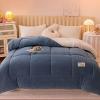 Pealihuy Warm Lamb Quilt Winter Blanket, Winter Quilt, Thicken Warm Lamb Cashmere Blanket Winter, Heavy Blankets for Winter Double Bed,H,220x240cm/5kg view 2