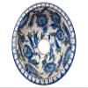 Unique Hatayi Flower and Floral Bathroom Sink, Ceramic Round Washbasin, Vanity Vessel Sink, Kitchen Sink, Powder Sink, Bathroom Remodeling view 2