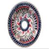 Geometric Mid Century Flame Bathroom Sink, Ceramic Round Washbasin, Vanity Vessel Sink, Kitchen Sink, Cloakroom Sink, Bathroom Remodeling (Diameter: 60 Cm - 24) view 2