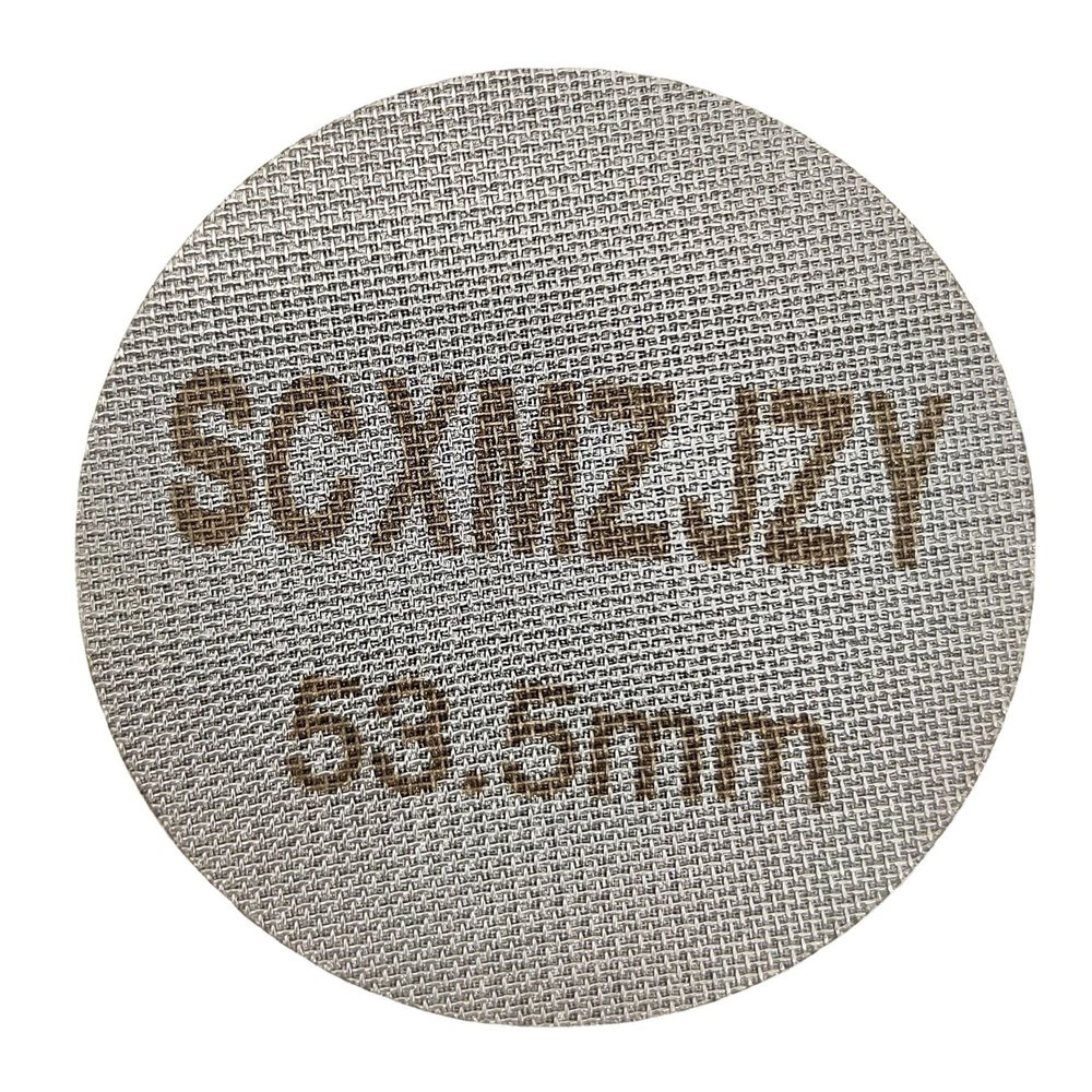 Espresso puck screen 54mm breville Coffee Portafilter Puck Screen/Espresso Portafilter Lower Shower Screen/Reusable Contact Screen 1.7mm Thickness 150m 316 Stainless Steel (53.5mm-54mm breville)