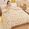 Pealihuy Fluffy Plush Duvet, Super Warm Lamb Quilt Winter Blanket, Double-Sided Quilt, Winter Warm Blanket, for Autumn Spring Home Bedroom,G,200x230cm/6kg view 2