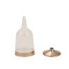 12 pcs 6.5 oz Rose Gold Rim Clear Plastic Party Goblets Disposable  Clear Drinkware, Plastic Wine Glasses for Weddings Parties Events Receptions Home Bar Cocktails Dining Tableware Decorations view 4