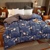 Pealihuy Winter Quilt, Thicken Warm Lamb Cashmere Blanket Winter, Super Warm Lamb Wool, Thickened Warm Plush Comforter Core for Home Bedroom,D,220x240cm/4kg view 2