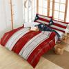 3 Pieces California King Bedding Duvet Covers Set Puerto Rico Flag on Shabby Wood Grain Soft Quilt Cover and Pillow Shams,Lightweight Comforter Cover Sets for Bedroom Decor Star on Blue Red White view 1