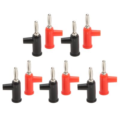 10Pcs 4mm Banana Plug, Stackable Solderless Banana Plug Banana Plug Stackable Solderless Banana Plug Connector for Security Accessories