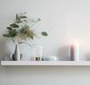 DIY CARTEL Made in USA Floating Metal Wall Shelf Picture Ledge - USA Manufactured Steel - Industrial Heavy Duty Modern Farmhouse Rustic Designed Shelf (36in White) view 2