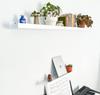 DIY CARTEL Made in USA Floating Metal Wall Shelf Picture Ledge - USA Manufactured Steel - Industrial Heavy Duty Modern Farmhouse Rustic Designed Shelf (36in White) view 4