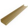 DIY CARTEL Made in USA Floating Metal Wall Shelf Picture Ledge - USA Manufactured Steel - Industrial Heavy Duty Modern Farmhouse Rustic Designed Shelf (36in Gold) view 1