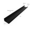 DIY CARTEL Made in USA Floating Metal Wall Shelf Picture Ledge - USA Manufactured Steel - Industrial Heavy Duty Modern Farmhouse Rustic Designed Shelf (36in Black) view 3