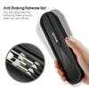 iNKULEER Travel cutlery set, 18/8 stainless steel cutlery, Reusable utensils set with case, Portable Silverware Lunch Box for Camping and Office view 2