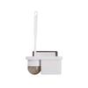 KIZQYN Toilet Brush Household Bathroom Wall-Mounted Toilet Brush Set Creative Free Punching Depth Cleaning Rack Toilet Cleaner Brush view 1
