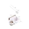 KIZQYN Toilet Brush Household Bathroom Wall-Mounted Toilet Brush Set Creative Free Punching Depth Cleaning Rack Toilet Cleaner Brush view 2