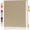 Aenbuslm Photo Album Self Adhesive Pages for 4x6 5x7 8x10 Pictures Scrapbook Magnetic Photo Albums with Sticky Pages Books with A Metallic Pen for Baby Wedding Family 11x10.6 Yellow 60 Pages view 1