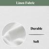 Frelement Extra Long Linen Curtains 16ft Length Light Filtering Breathable Curtains for High Ceiling Loft Thermal Insulated Grommet Curtains Drapes, 50" W x 192" L, 2 Panels, White view 4