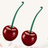 DEPILA Cherry Toilet Brush Set Toilet Clean Toilet Brush Creative Plastic Toilet Brush Red Brush Head Brushes view 2