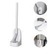 DEPILA Golf Toilet Brush and Holder Set Silicone Toilet Brush with Long Handle Toilet Bowl Cleaner Golf Cleaning Brush for Bathroom Brushes view 4