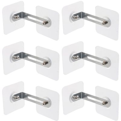 DOITOOL 6pcs -tip Furniture Anchors Adhesive Wall Anchors for Cabinets Bookcases Dressers Proofing Kit for Secure Shelves and Furniture Safety Easy Installation No Drilling Required