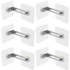DOITOOL 6pcs -tip Furniture Anchors Adhesive Wall Anchors for Cabinets Bookcases Dressers Proofing Kit for Secure Shelves and Furniture Safety Easy Installation No Drilling Required view 1