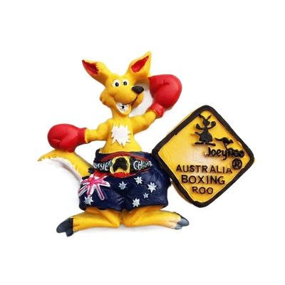 Australia Fridge Magnets Souvenir 3D Resin Kangaroo Koala Surfboard Refrigerator Stickers Australia Tourism Souvenir Gift Idea Home Decorations Gift (Color : Kangaroo 2)