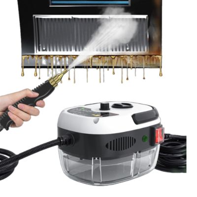 High Pressure Steam Cleaner 2500W Electric Steam Cleaner Strong-Acid Resistance for Air Conditioner Kitchen Hood Cleaning (White)