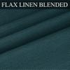 Fcosie Extra Long Curtains 10-24 ft Length, Linen Drapes for High Ceilings, Tall Curtains for High Living Room, Loft Drapes with Grommets Light Filtering Window Treatments (Teal Green, 50"W x 168"L) view 3