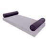 Cover ONLY Model V5 Full Velvet Same Pipe Indoor Daybed Bolster Pillow - AD339 view 2