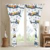 Cartoon Train Curtains & Drapes for Boys Cute Truck Blackout Curtains Car Themed Curtains 104Wx63L Kawaii Steam Engine Living Room Curtains Blue Clouds Print Window Curtains for Kids Bedroom view 4