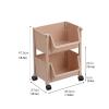Stackable Fruit Vegetable Storage Cart Kitchen Fruit and Vegetable Storage Rack Multi-layer Vegetable Rack Vegetable Basket Floor-standing Large-capacity Food Container Fruit Basket for Kitchen ( Colo view 2