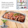LUCKMETA Disposable Aluminum Foil Pans 21 x 13 Full Size (20 Pack) Heavy-Duty, Rectangular Food Containers Great for Baking, Cooking, Heating, BBQ, Storing, Prepping Food view 4