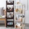 HIHELO Stackable Fruit Vegetable Storage Cart Floor-Standing Vegetable Rack Daily Fruit Storage Home Kitchen Multi-Layer Vegetable Rack Food Storage Container Fruit Basket for Kitchen view 4