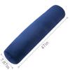1 MIDDLE ONE Body Pillow for Adults, Bolster Pillow with Removable Velvet Cover, Long Round Cervical Roll Pillow, 47" x 7.87", Blue view 3